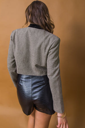 Tweed Cropped Jacket